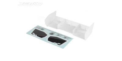 Alettone 1:8 Jetko Plastica - Bianco con adesivi