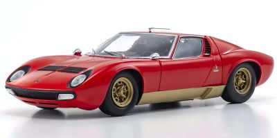 Kyosho 1:18 Lamborghini Miura SV 1970 Red-Gold