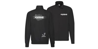 Kyosho Sweatshirt con zip K23 Nera - 3XL