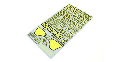 Decals Kyosho Inferno MP10 (Giallo)