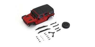 Carrozzeria Jeep Wrangler Rubicon Mini-Z 4X4 MX01 Rosso