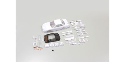 Carrozzeria Nissan Silvia S13 Mini-Z + Cerchi 4WD Non Verniciata