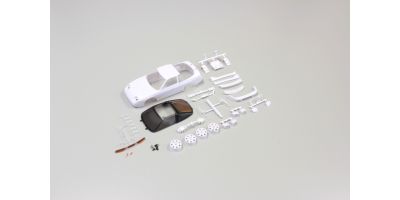 Carrozzeria Nissan 180SX Mini-Z + Cerchi 4WD Non Verniciata
