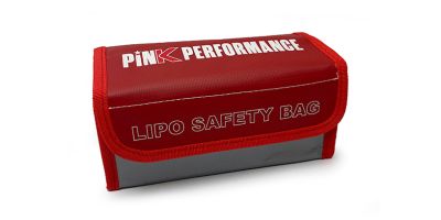 Sacchetto Protezione Batteria LiPo Pink Performance - L (200x90x90mm)