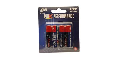 Pink Performance Batterias Alcalinas AA 1.5V R6 (4)