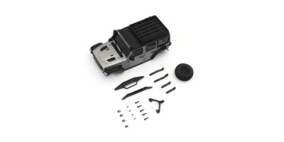 Carrozzeria Jeep Wrangler Rubicon Mini-Z 4X4 MX01 Silver 