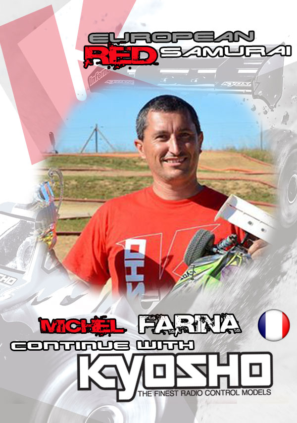 [:en]Michel Farina continues with Team Kyosho Europe[:fr]Michel Farina continue avec le Team Kyosho Europe[:de]Michel Farina continues with Team Kyosho Europe[:]