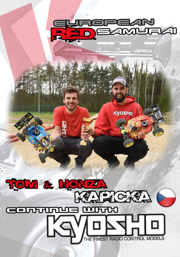 [:en]Tom & Honza continue with Team Kyosho Europe[:fr]Tom & Honza continuent avec le Team Kyosho Europe[:de]Tom & Honza continue with Team Kyosho Europe[:]