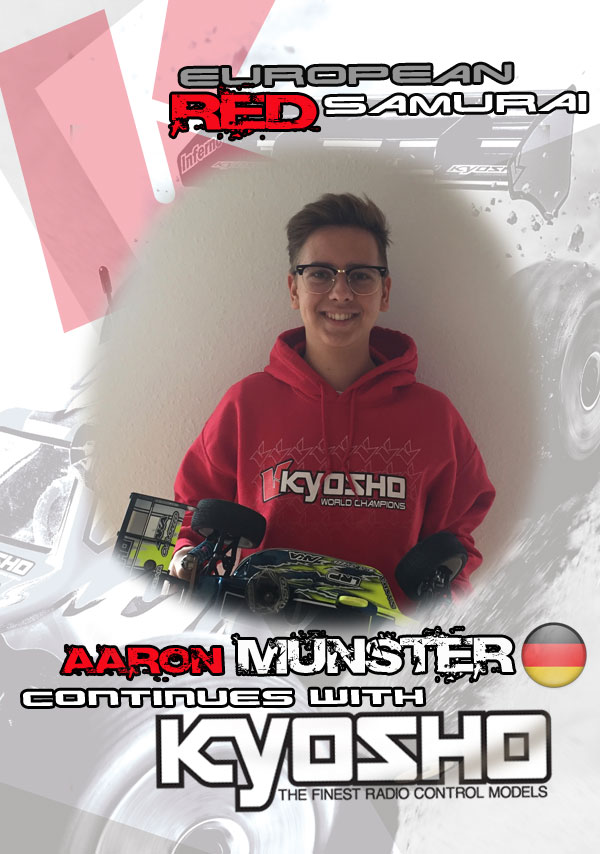[:en]Aaron Münster continues with Team Kyosho Europe[:fr]Aaron Münster continue avec le Team Kyosho Europe[:de]Aaron Münster continues with Team Kyosho Europe[:]
