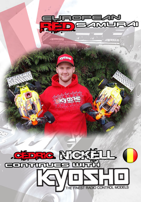 [:en]Cedric Nickell continues with Team Kyosho Europe[:fr]Cedric Nickell continue avec le Team Kyosho Europe[:de]Cedric Nickell continues with Team Kyosho Europe[:]