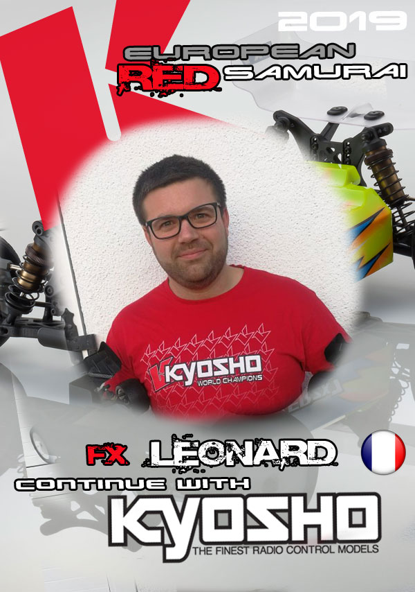 FX Leonard continue with Team Kyosho Europe